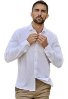 Teejays men’s stretch long-sleeved shirt